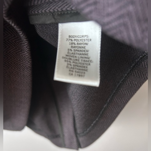 NWT Banana Republic Ruched zig zag patterned Dress - Picture 4 of 15